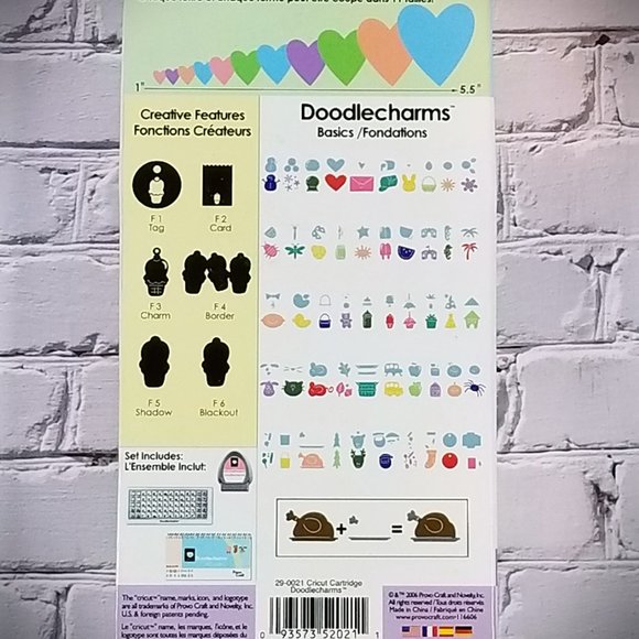 CRICUT - Doodlecharms - Provo Craft  2006 - Picture 3 of 4